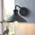 Moderner minimalistischer Kegel-Eisen 1-Lampe Wandleuchte für Außenpatio | Brehn