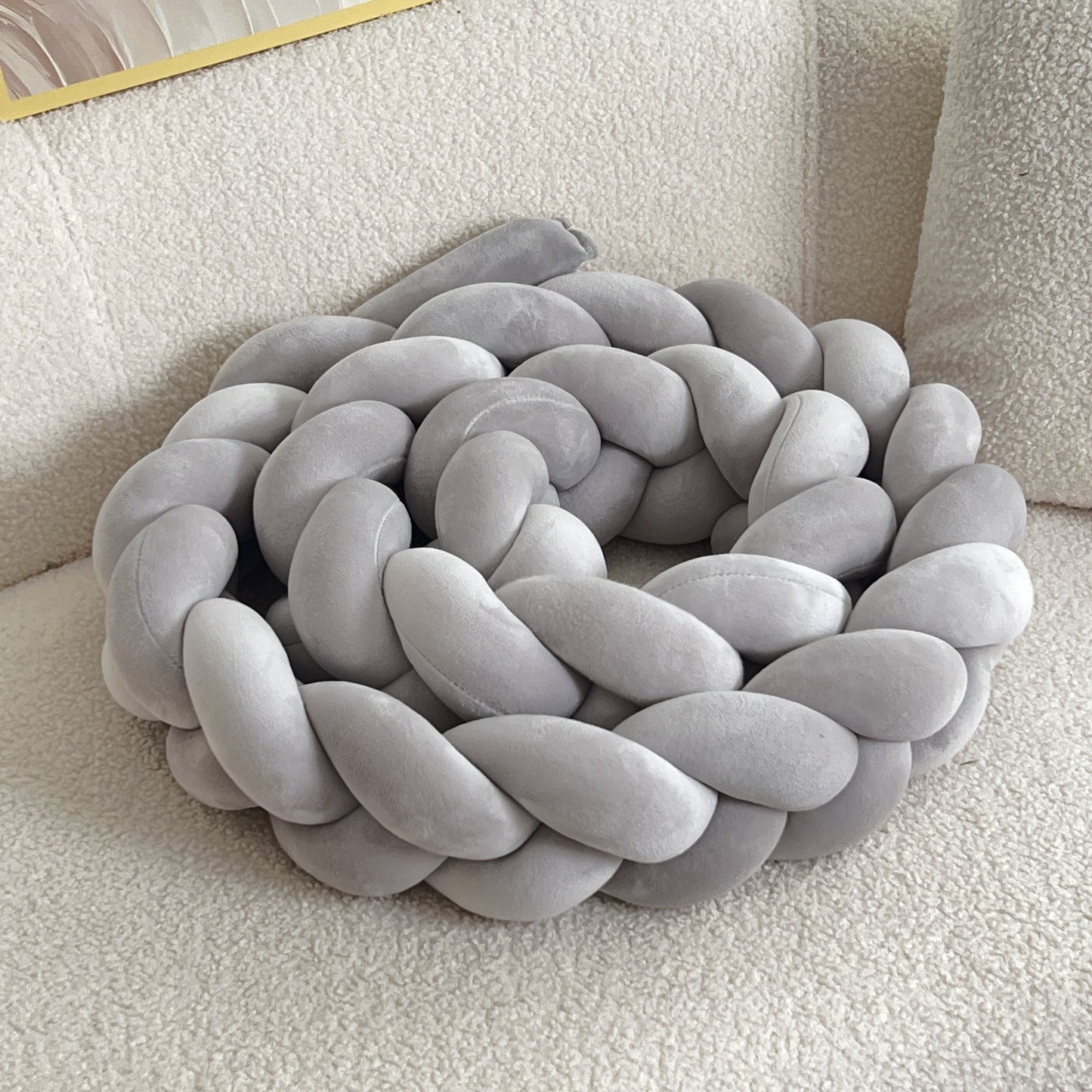 Brehn | WaveCushion - Moderner Waschbarer Bodenkissen mit Geometrie
