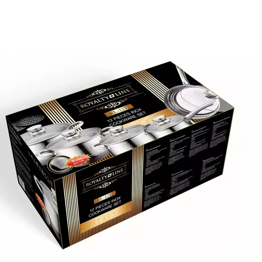 Royalty Line Topfset aus Edelstahl (12 Teile) | Brehn