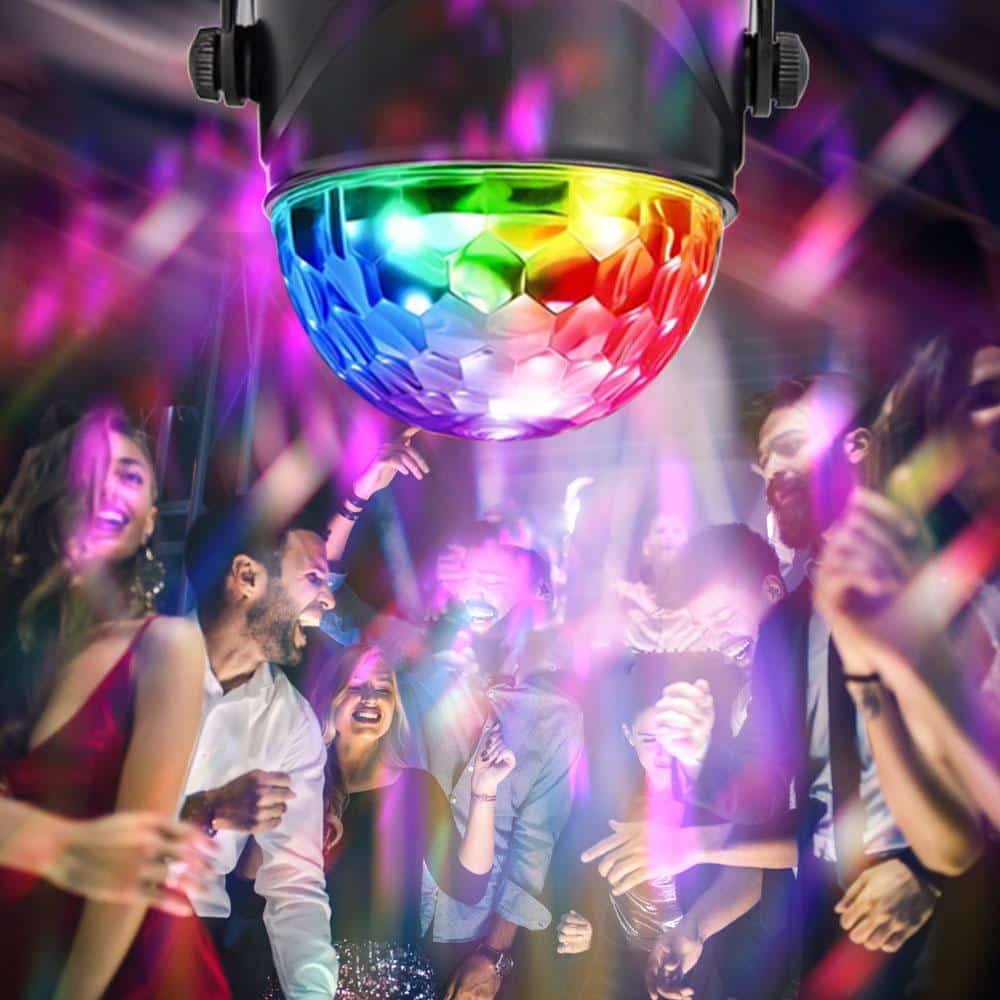 Rotierende LED-Discokugel mit Fernbedienung | Brehn
