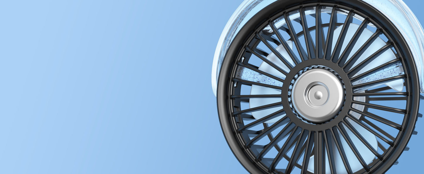 Tragbarer Nebelventilator - 180° faltbar | Brehn