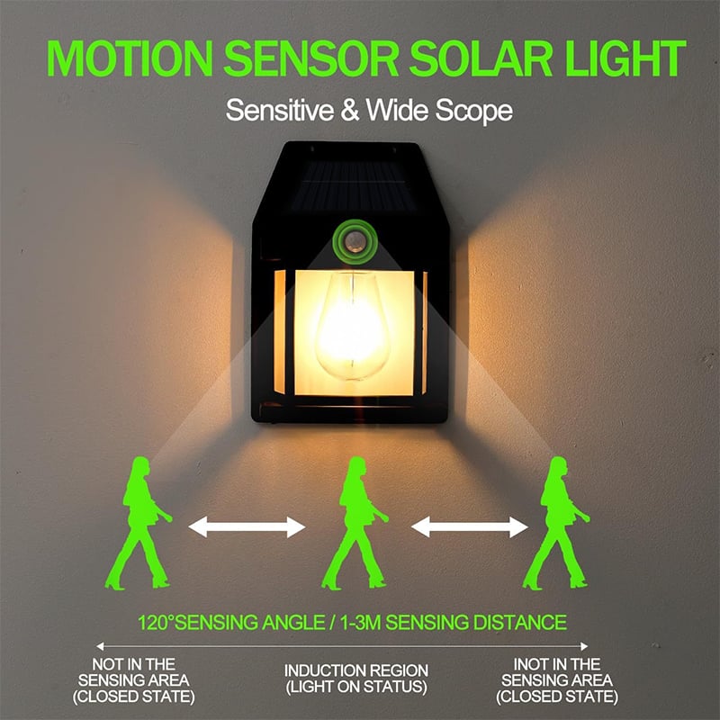 Solar-Wandleuchte mit Bewegungsmelder | Brehn