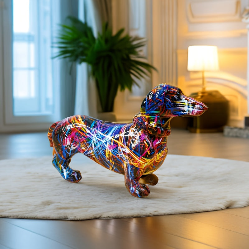 Brehn | Grafitti-Dackel-Skulptur