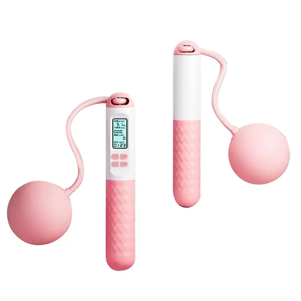Kabelloses Springseil mit Zähler – Beschwerte Griffe für Home-Cardio-Workouts | Brehn