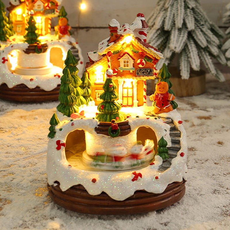 Brehn | Weihnachtsornament mit LED-Lichtern und Musik