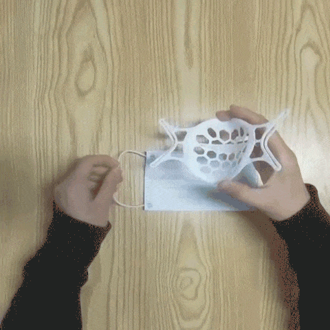 7th Generation 3D Silikon Weicher Gesichtsmaskenhalter - Verhindert das Beschlagen von Brillen | Brehn