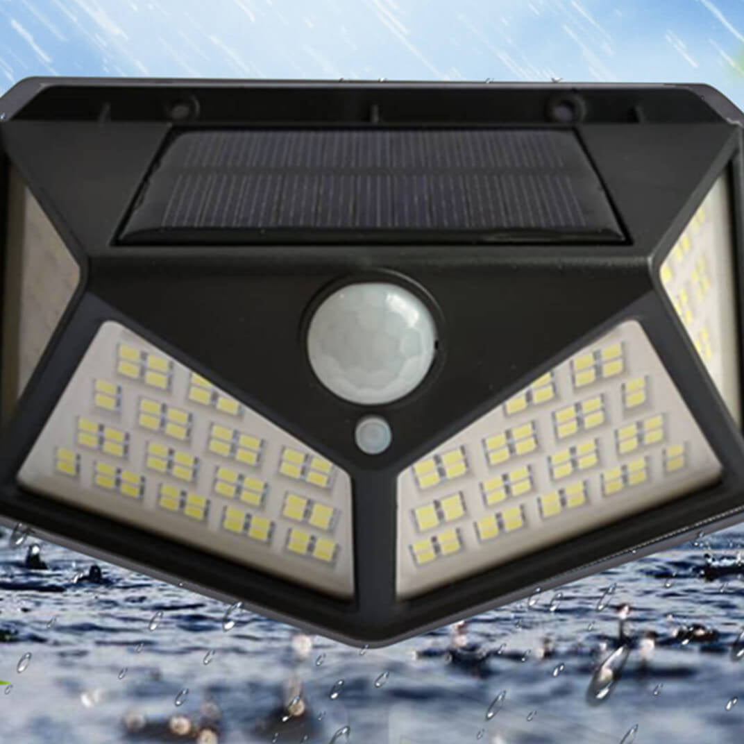 Solar Outdoor 162 LED Außen wasserdicht Körper Sensor Gartenbeleuchtung Wandlaterne Lampe | Brehn