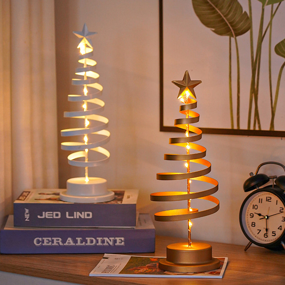 Brehn | Tischlampe mit LED-Lichtern und Metallbaum