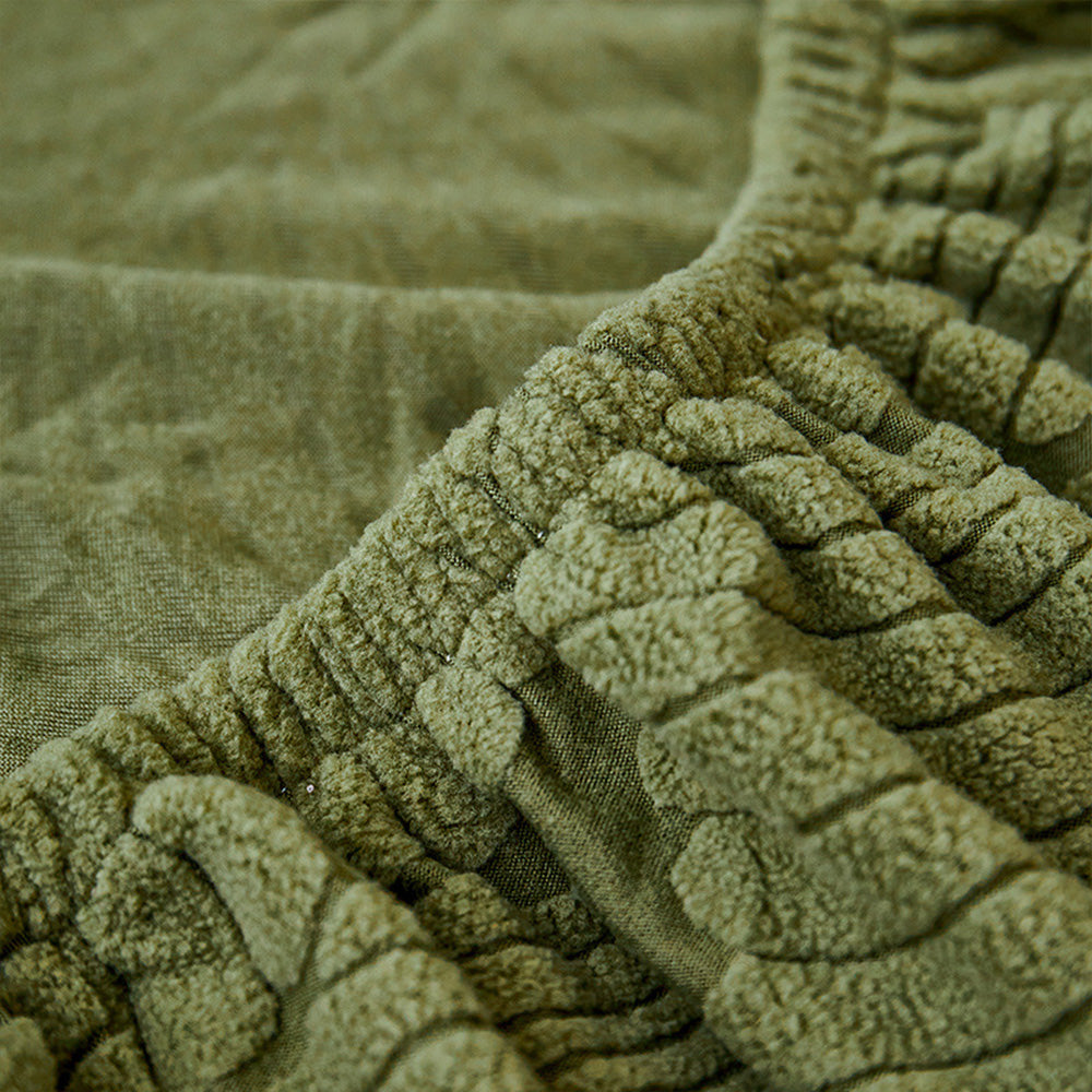 Moderne Blatt Jacquard Wasserdichte Anti-Kratzer Couchbezug | Brehn