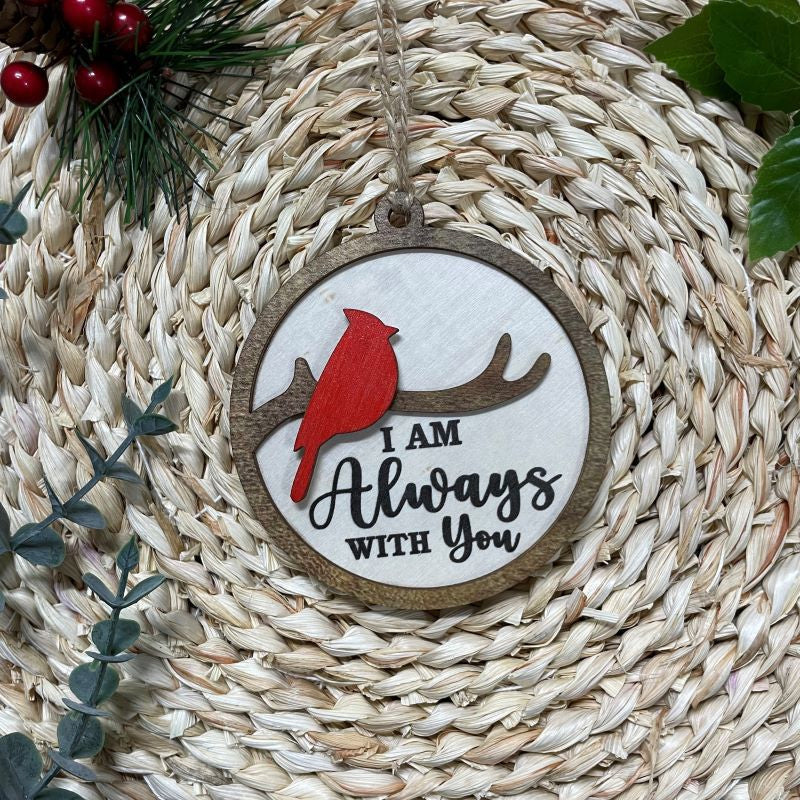 Brehn | Cardinal Vogel Holz Weihnachten Ornament