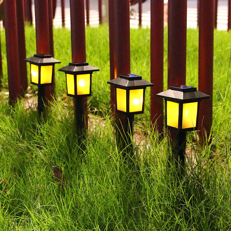 Modern Minimalist Wasserdicht Solar Quadrat ABS PVC LED Außen Landschaftslicht Für Garten | Brehn
