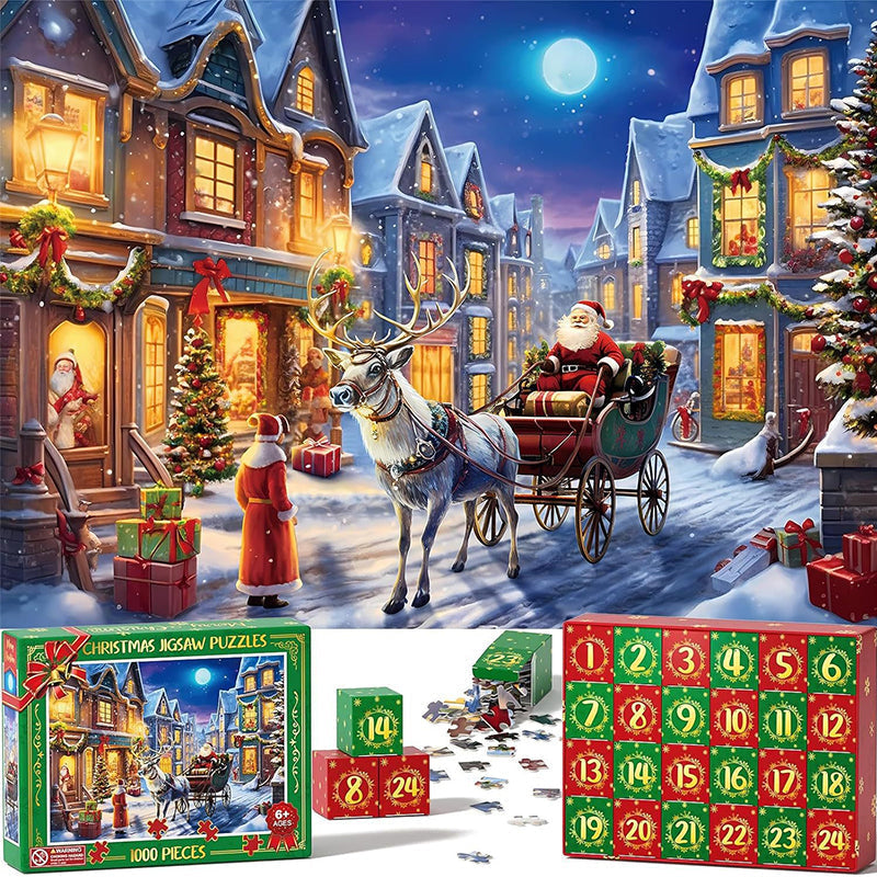 Brehn | Weihnachtspuzzles Adventskalender - Weihnachtsgeschenk