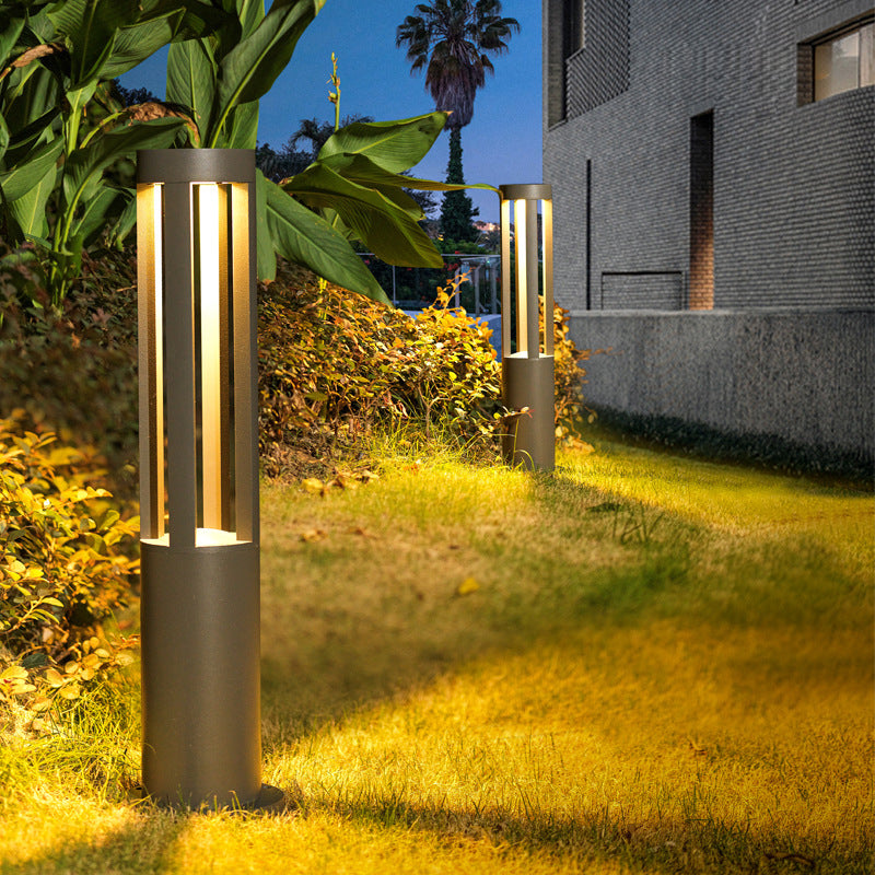 Modern Minimalist Wasserdichter Zylinder Quadrat Aluminium LED Landschaftslicht Für Garten | Brehn