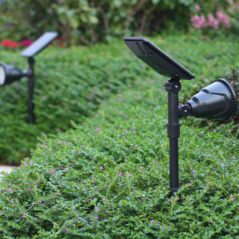 Zeitgenössische industrielle ABS Solar wasserdichte LED-Spotlight Rasen-Einstecklicht für Außenbereich Terrasse | Brehn