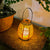 Moderne Art Deco Solar Runde Laterne Rattan LED Außen Landschaftslicht Für Garten | Brehn