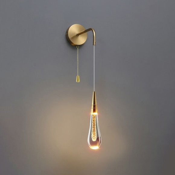 Brehn | LumeTear Luxus LED Wandleuchte | Teardrop Design | Dimmbar | Für Schlafzimmer & Wohnzimmer