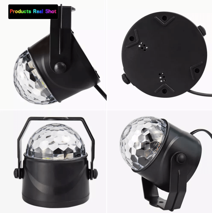 Rotierende LED-Discokugel mit Fernbedienung | Brehn