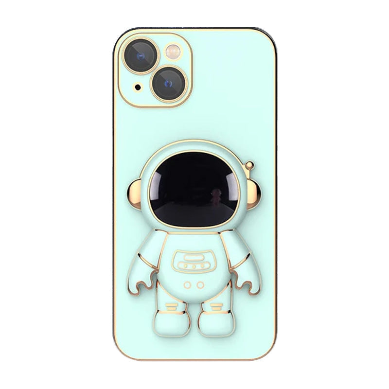 Brehn | 6D Plating Astronaut Versteckte Ständerhülle für iPhone