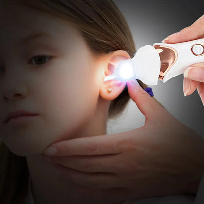 EarSoft | Elektrischer Ohrreiniger mit weichen Silikonaufsätzen