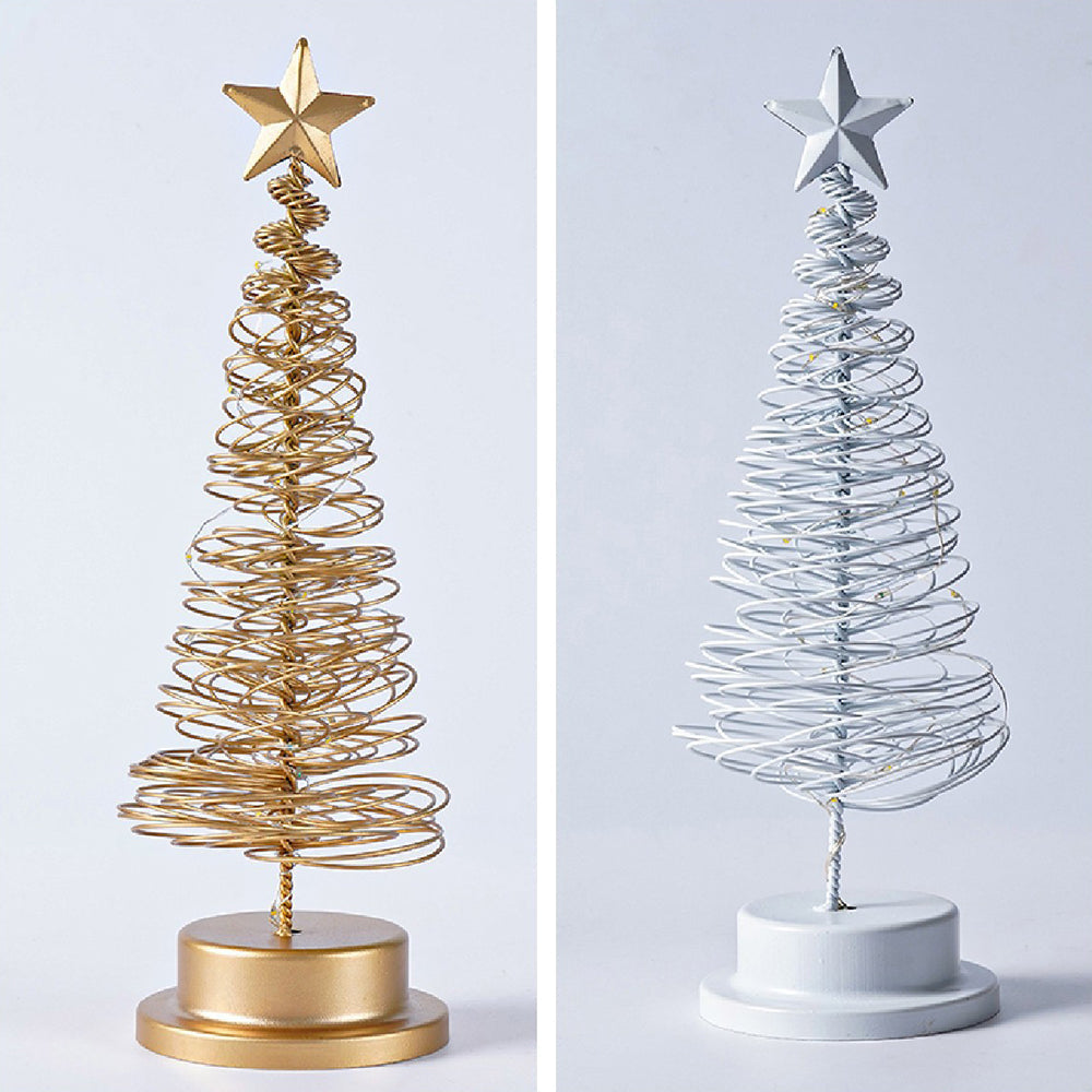Brehn | Tischlampe mit LED-Lichtern und Metallbaum