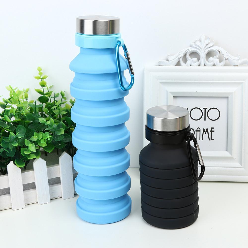Aqua - Zusammenklappbare Silikon-Wasserflasche | Brehn