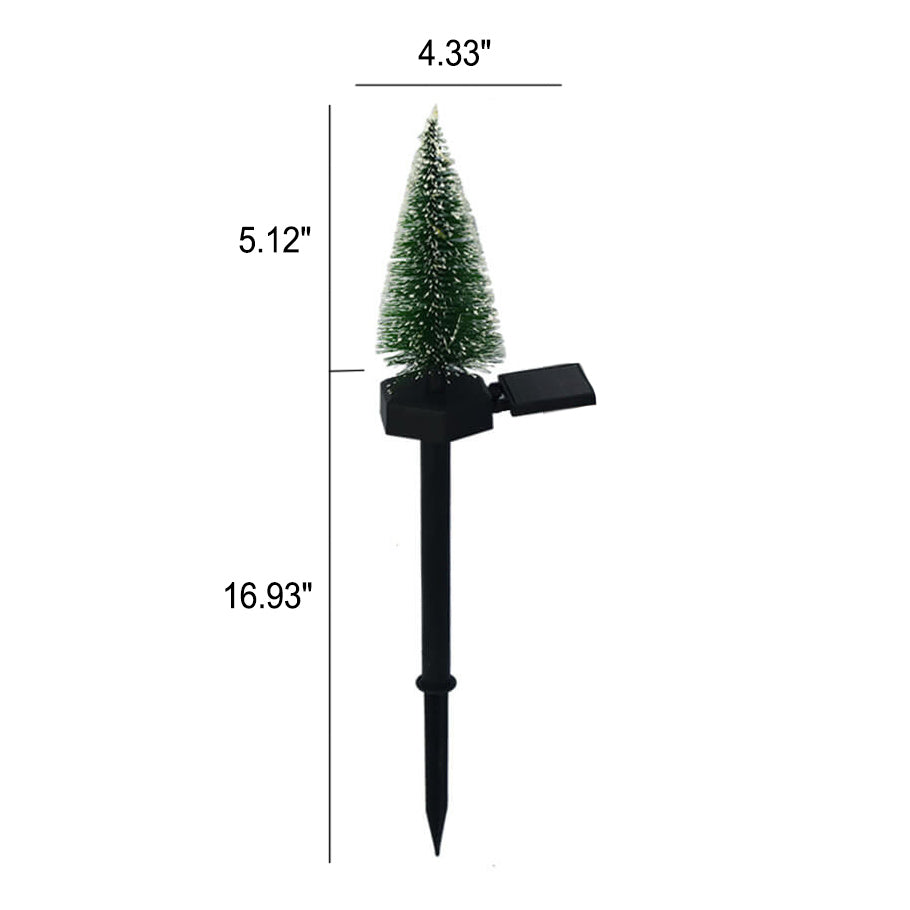 Moderne Solar Weihnachtsbaum Erd-Einlage Rasen-Dekoration Landschaftslicht | Brehn