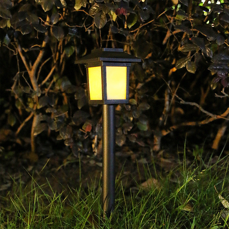 Modern Minimalist Wasserdicht Solar Quadrat ABS PVC LED Außen Landschaftslicht Für Garten | Brehn