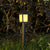 Modern Minimalist Wasserdicht Solar Quadrat ABS PVC LED Außen Landschaftslicht Für Garten | Brehn