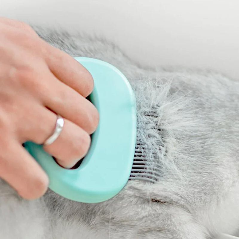 Brehn | Katzenhaareentfernung Massage-Schalenkamm