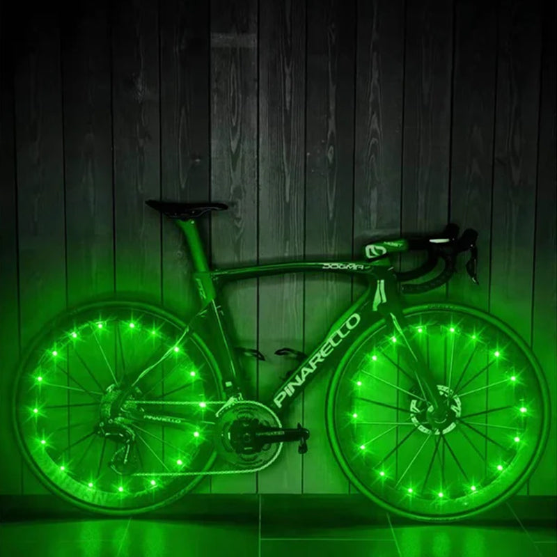 Wiederaufladbare Fahrradreifenlichter