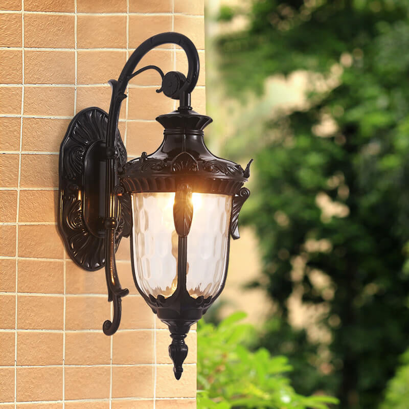 Europäische Deluxe Laterne Außen wasserdicht 1-Lampen Wand sconce Lampe | Brehn
