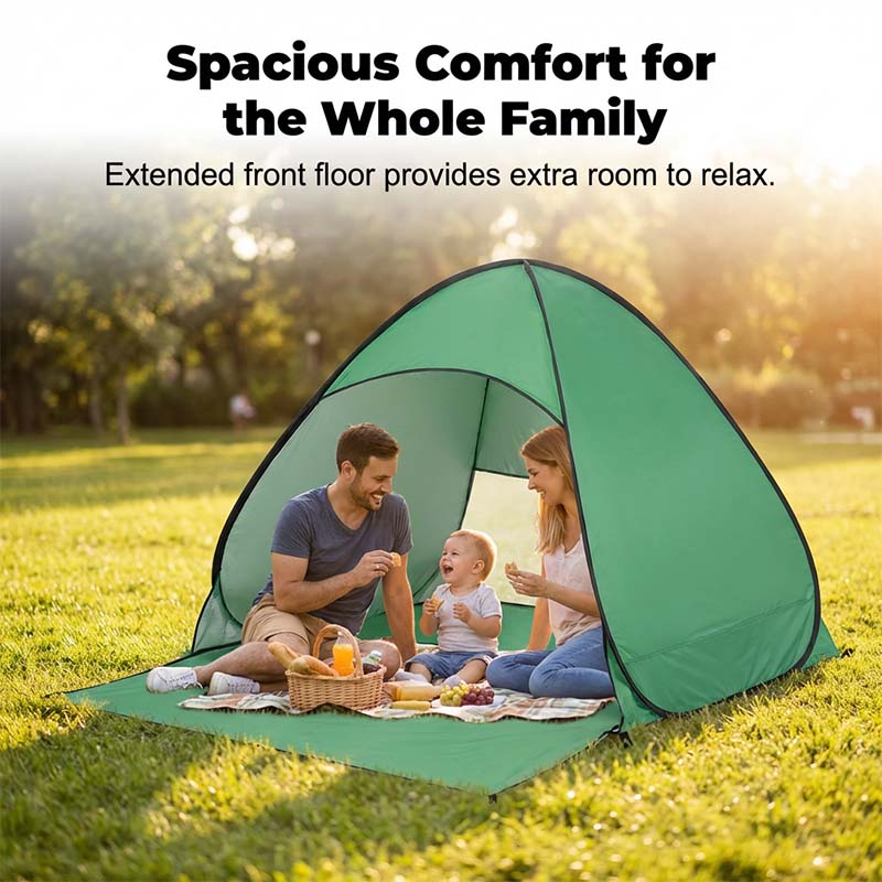 SunSail Breeze Pop-Up Strandzelt 98% UV-Schutz | Brehn