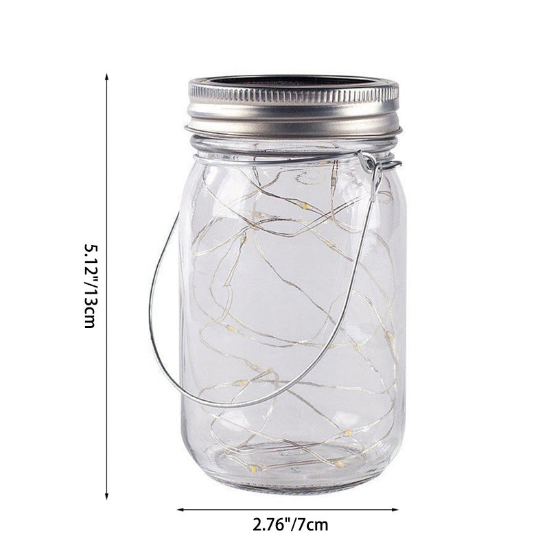 Moderne Art Deco Wasserdichte Solar Glas Edelstahl Kupferdraht Stern LED Lichterkette Außenbeleuchtung Für Garten | Brehn