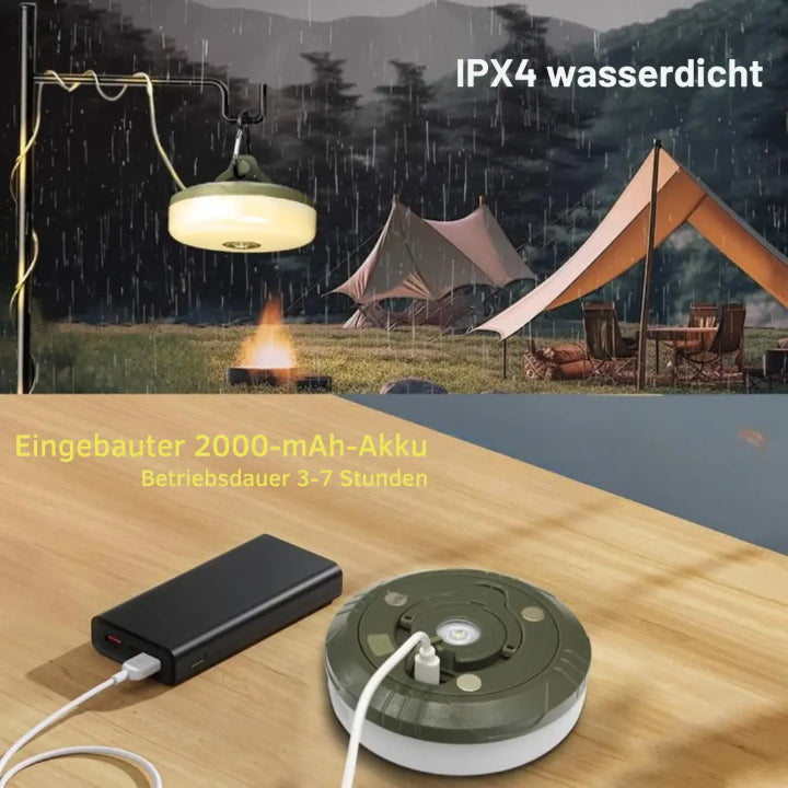 Campinglampe mit 10m RGB-Lichterkette — Deine magische Lichtquelle für unvergessliche Outdoor-Erlebnisse | Brehn