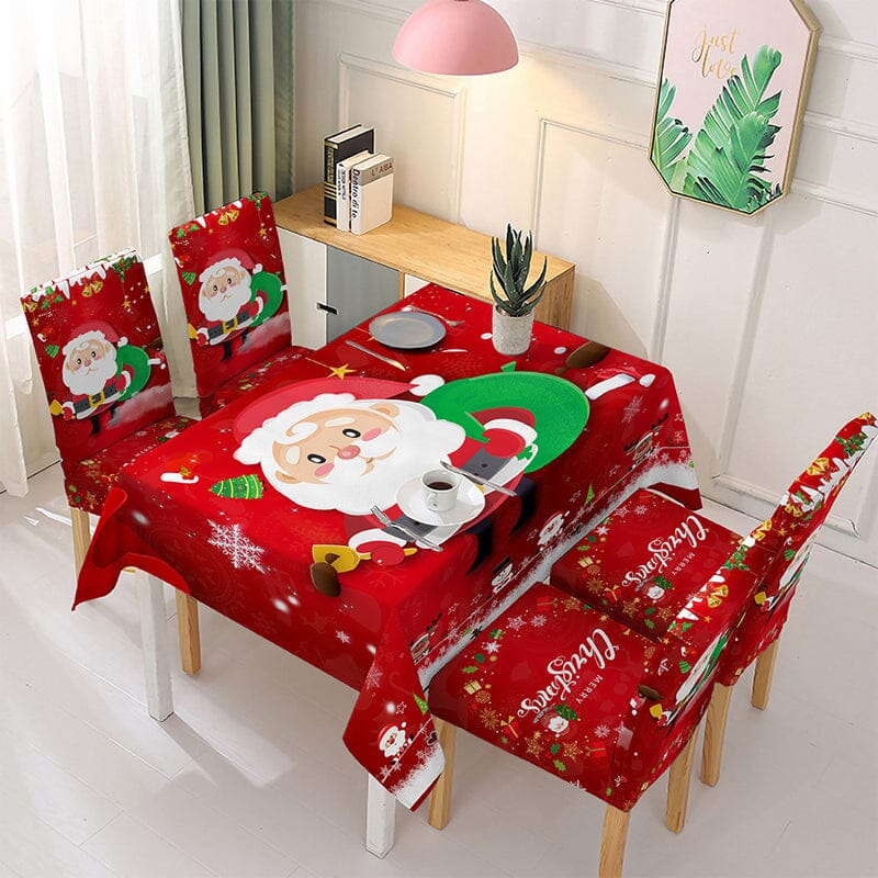Brehn | Weihnachts Tischdecke Stuhlhussen Dekoration