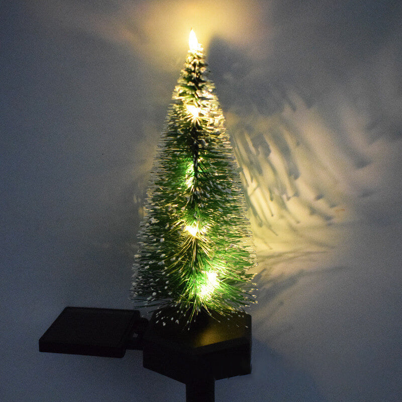 Moderne Solar Weihnachtsbaum Erd-Einlage Rasen-Dekoration Landschaftslicht | Brehn