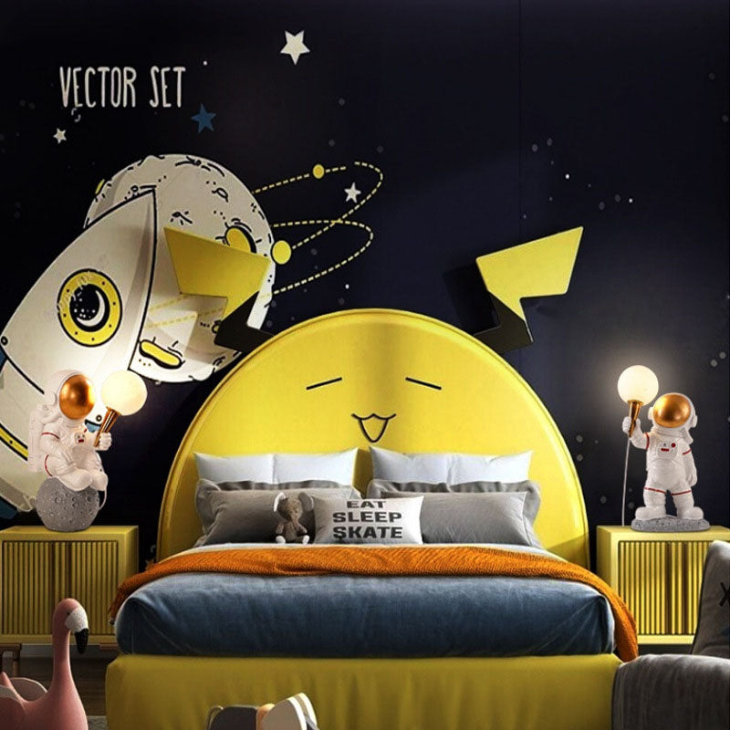Brehn | CosmoBuddy Astronaut Wandlampe | Kreatives Design | Resin & ABS | LED Schlafzimmerlicht