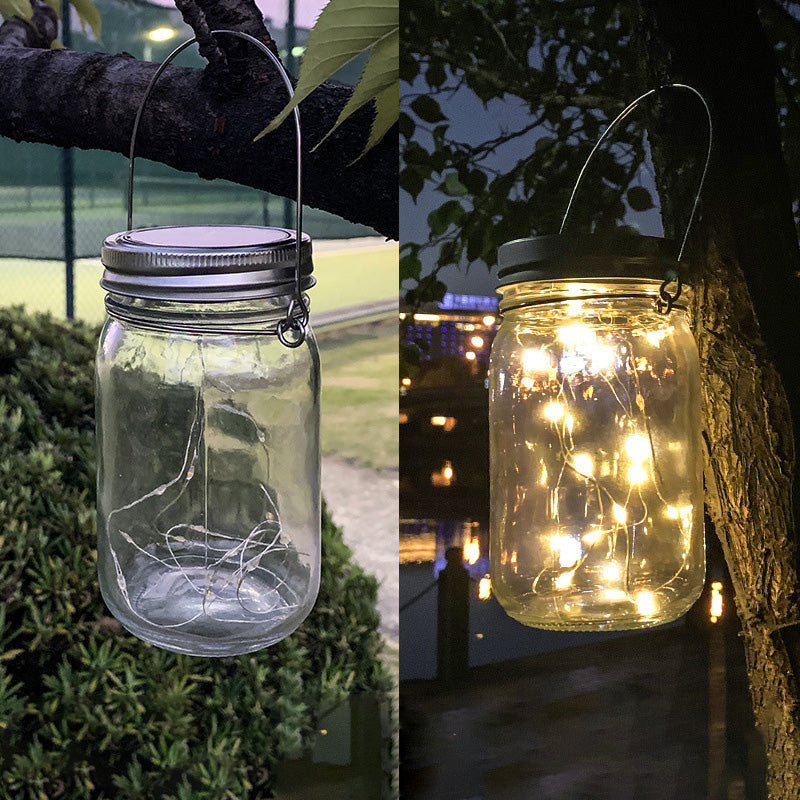 Moderne Art Deco Wasserdichte Solar Glas Edelstahl Kupferdraht Stern LED Lichterkette Außenbeleuchtung Für Garten | Brehn