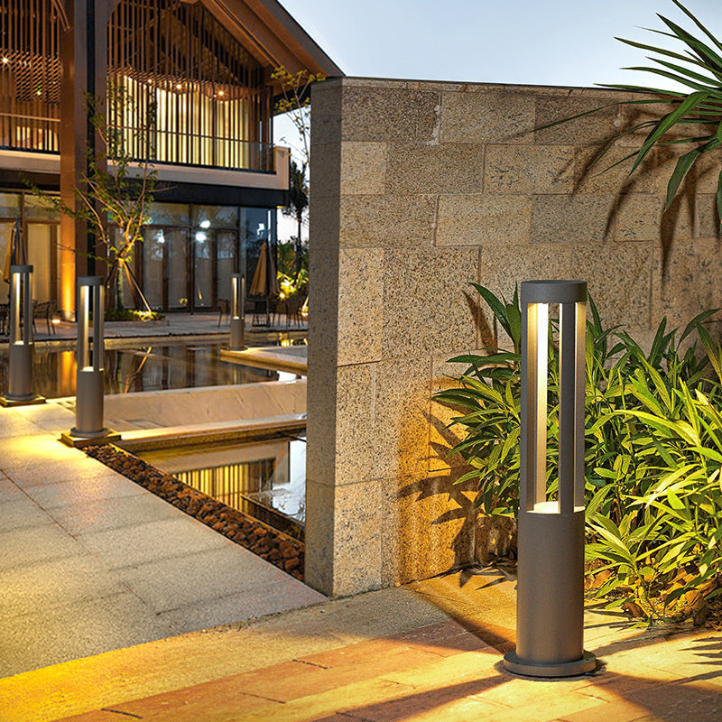 Modern Minimalist Wasserdichter Zylinder Quadrat Aluminium LED Landschaftslicht Für Garten | Brehn