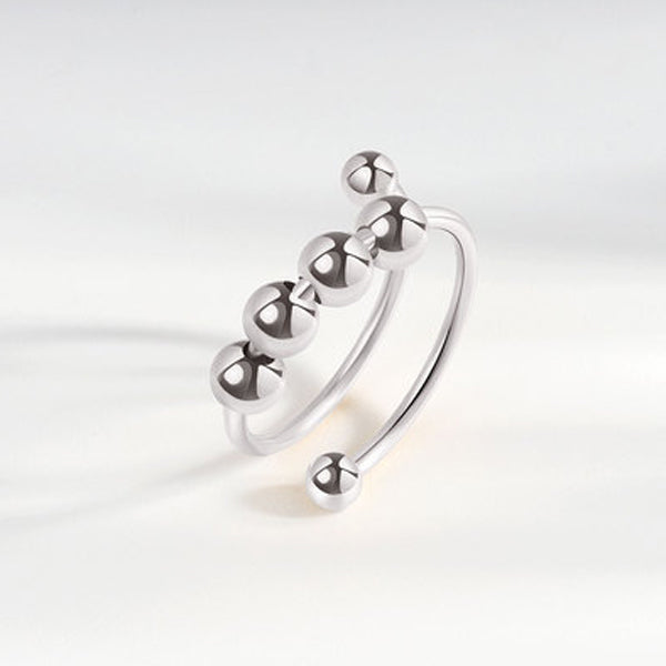 Brehn | 4 Beads Adjustable Anxiety Relief Ring