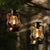 Solar Retro Kerosene Lampe Pferdelampe LED Außen Garten Patio Dekoration Tragbare Flamme Kerzenlicht | Brehn