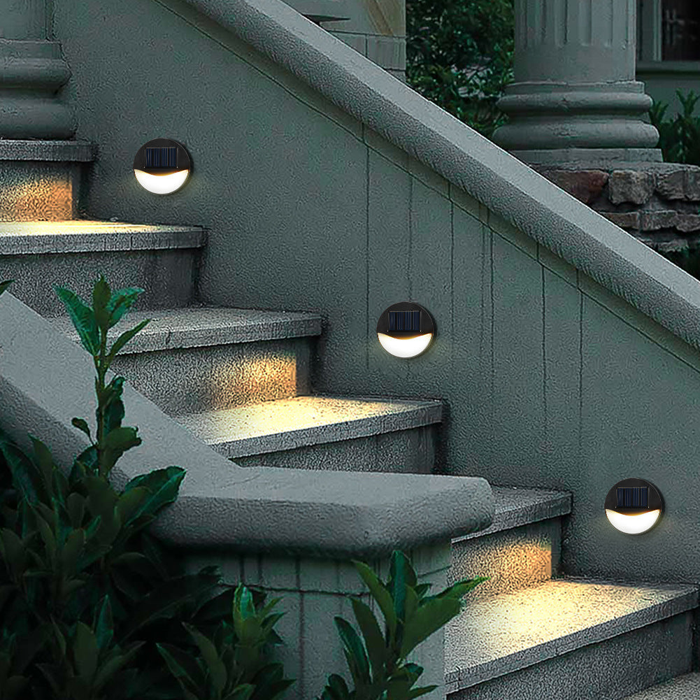 Outdoor Solar Runde Quadrat LED Wasserdicht Patio Stufenlicht | Brehn