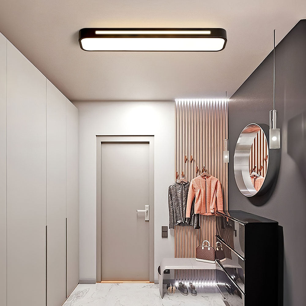 Nordische minimalistische lange LED-Deckenleuchte