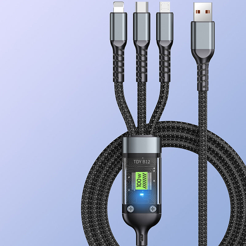 Superschnelles Lade-3-in-1-Datenkabel