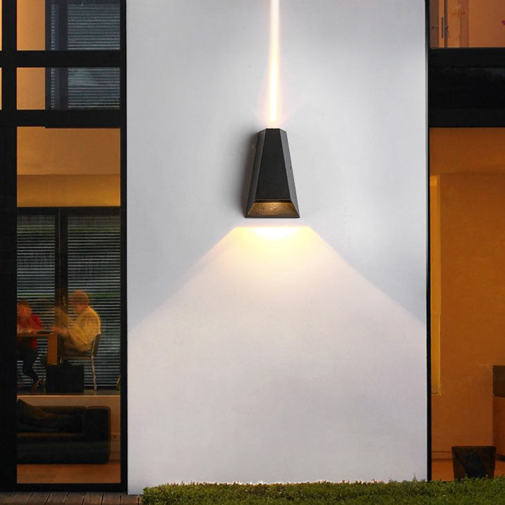 Outdoor Moderne Säulen-Geometrie LED Wasserfeste Wandleuchte Lampe | Brehn