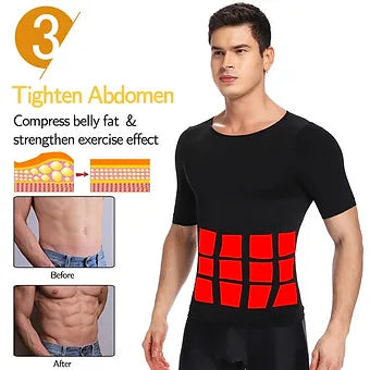 Figurformendes Herren-Schlankheits-T-Shirt