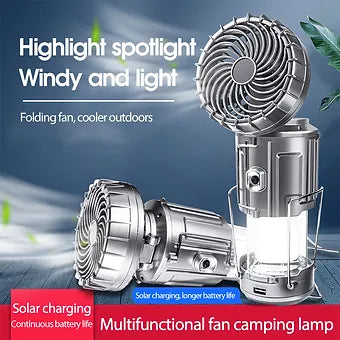 Laternen Camping Solar Ventilator LED Licht | Brehn