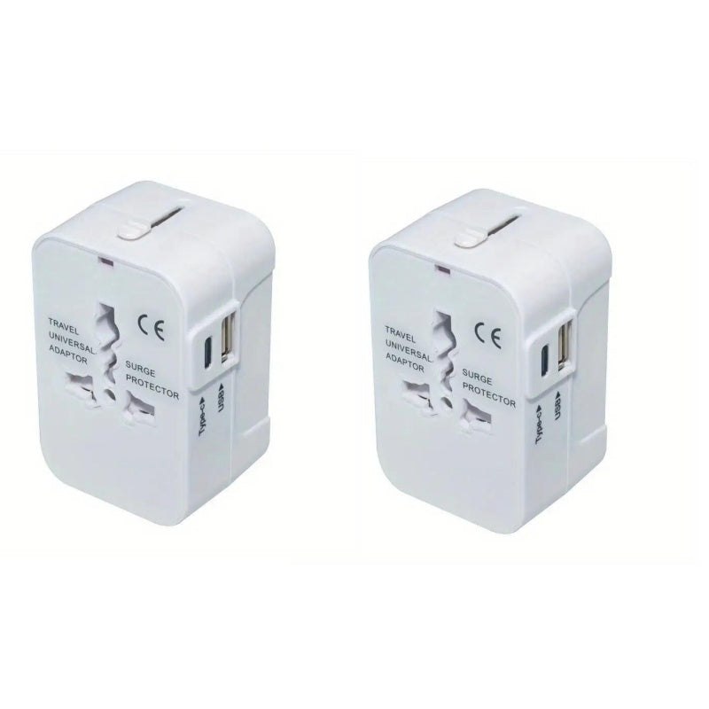 Universeller Reiseadapter mit dualen USB-Anschlüssen | Brehn
