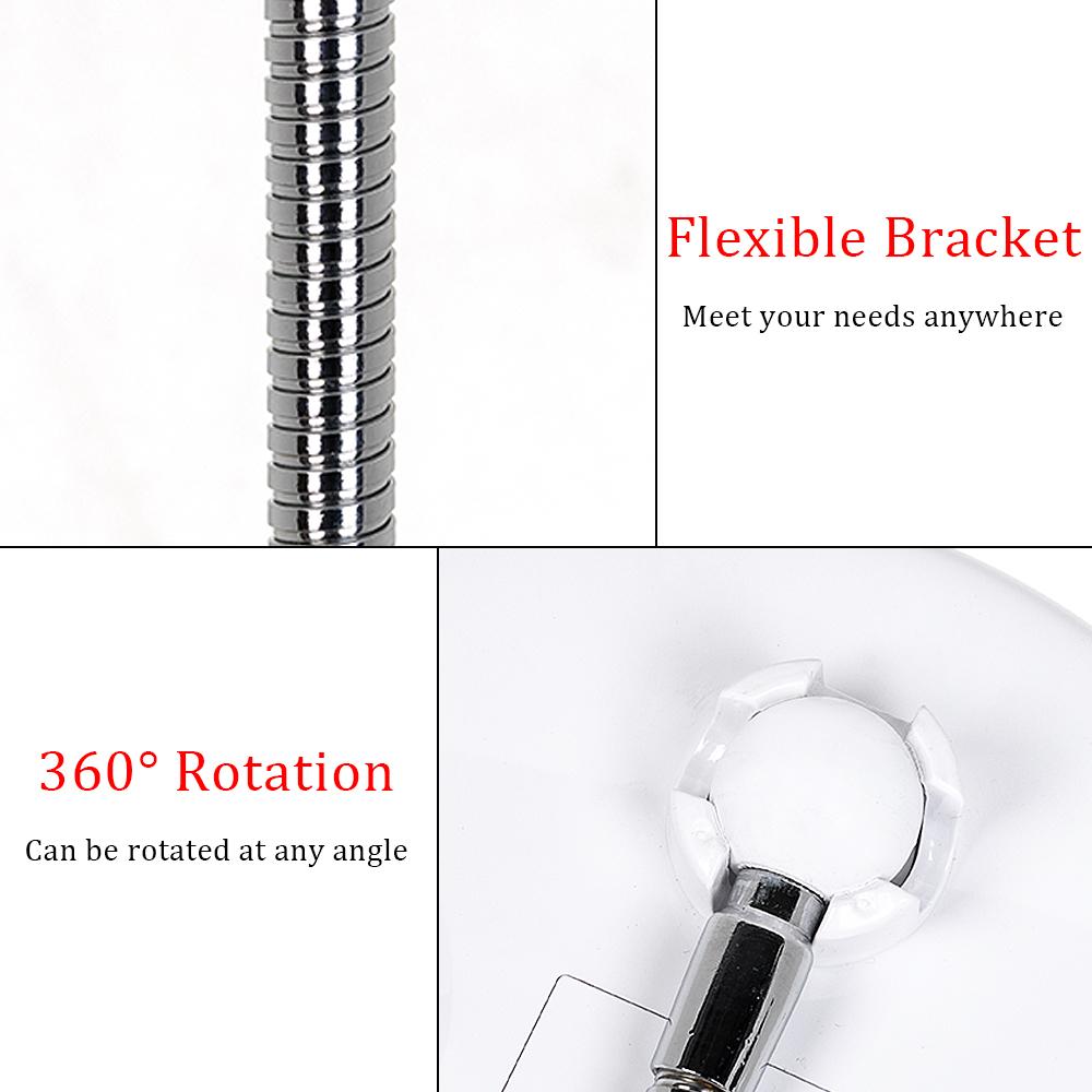 Schminkspiegel mit LED &amp; Vergrößerung - mit Saugnapf und flexiblem Arm | Brehn