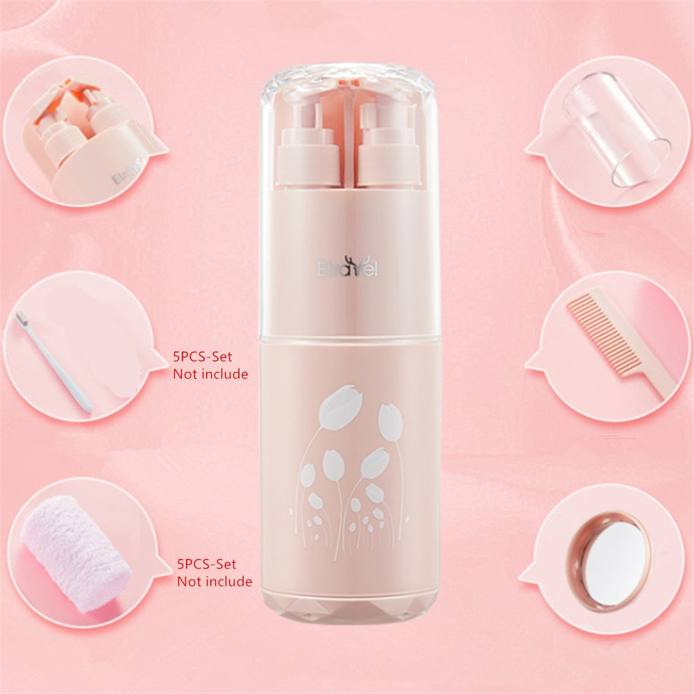 Brehn | LuxeVoyage Elite Reise-Kulturbeutel Set | 8-in-1 minimalistische Essentials für mühelose Organisation und Stil unterwegs